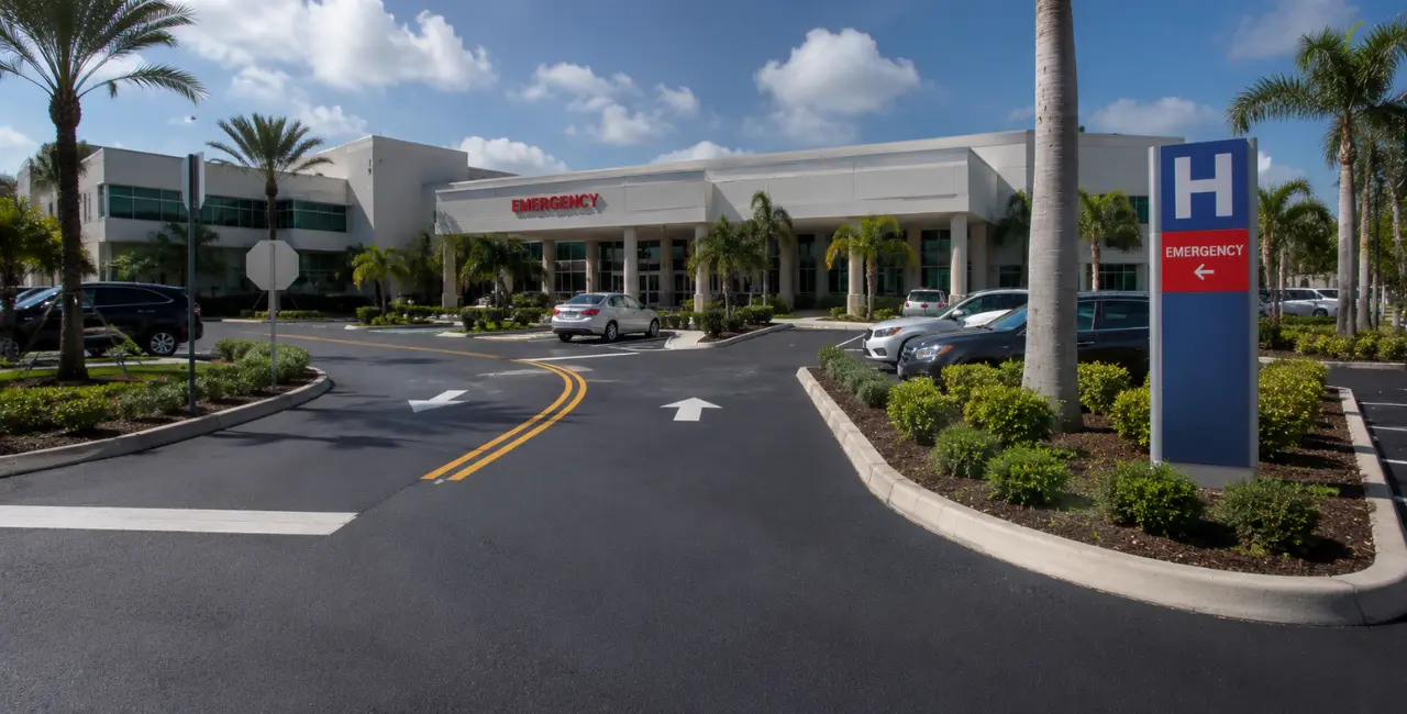 Medical Facility Parking Lot Maintenance